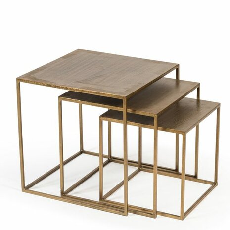 Bijzet tafel set van 3 stuks 